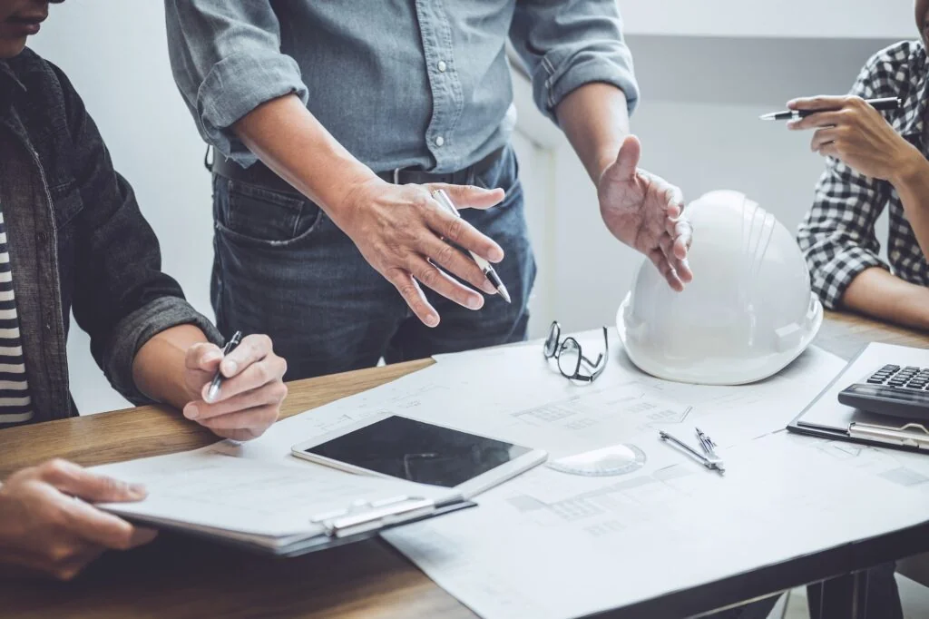 Architecture Engineer Teamwork Meeting