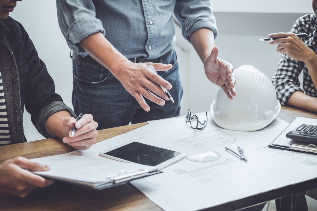 Architecture Engineer Teamwork Meeting