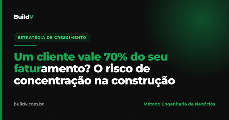 Risco de concentração de clientes na construção: por que depender de poucos contratos ameaça o faturamento — BuildV