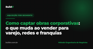 Como captar obras corporativas para varejo, redes e franquias — o que muda no ciclo, no decisor e nos requisitos — BuildV
