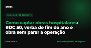 Construtora especializada em obras hospitalares executando reforma em ambiente de saúde sem paralisar a operação — BuildV